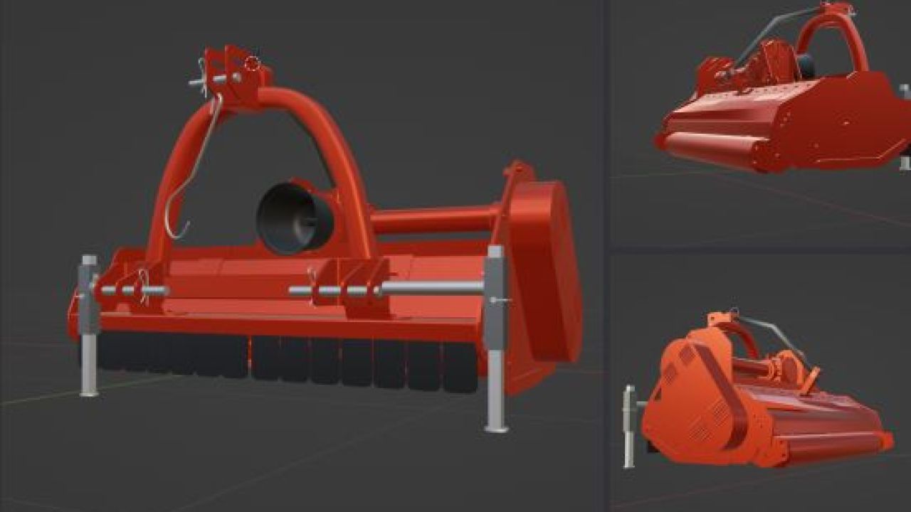 Italian flail mowers pack - FS22 Work-In-Progress - KingMods