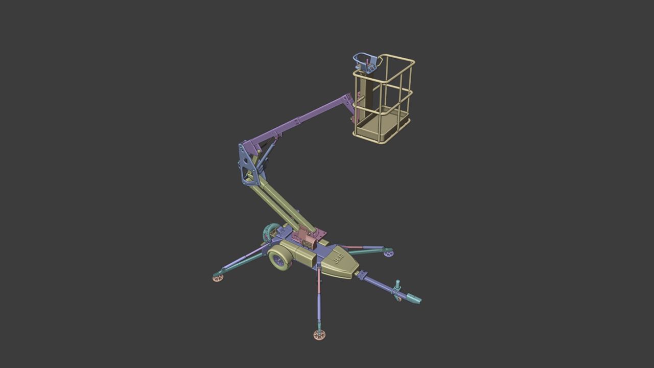 Elevador De Lança Rebocável Jlg T350 Work In Progress Fs22 Kingmods