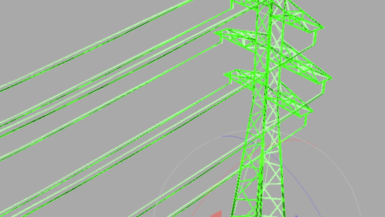 Línea eléctrica de alto voltaje NA