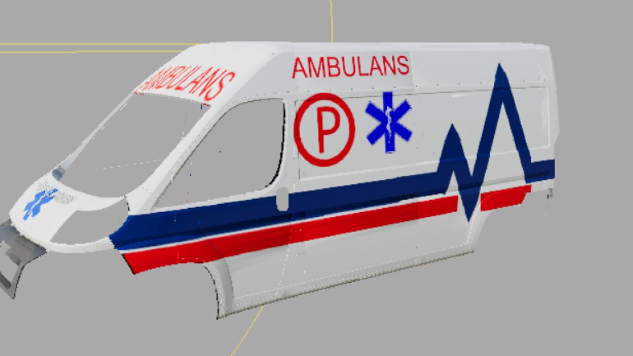 Polnischer Krankenwagen aus der Serie „On Signal“