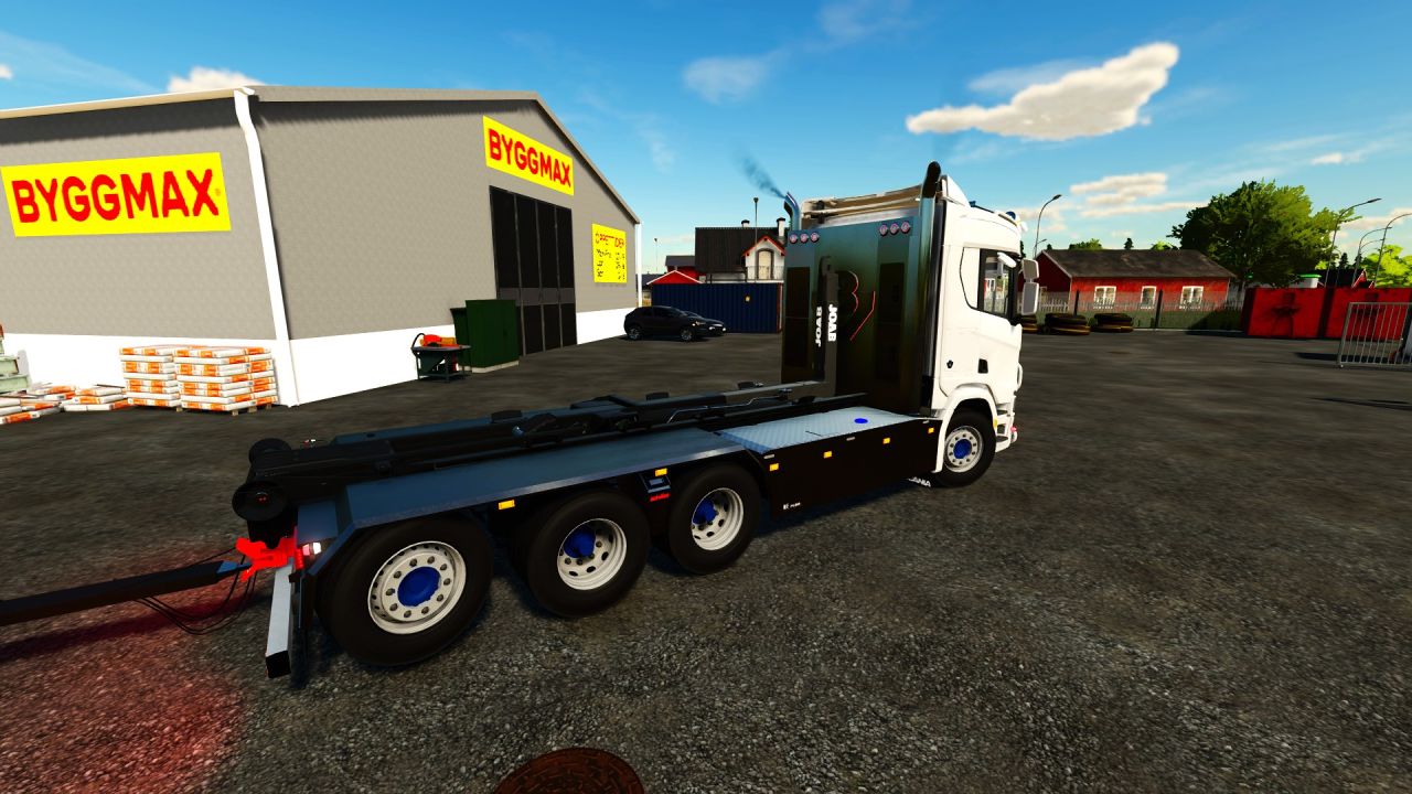 Scania R650 8x4 с крюковым погрузчиком Joab