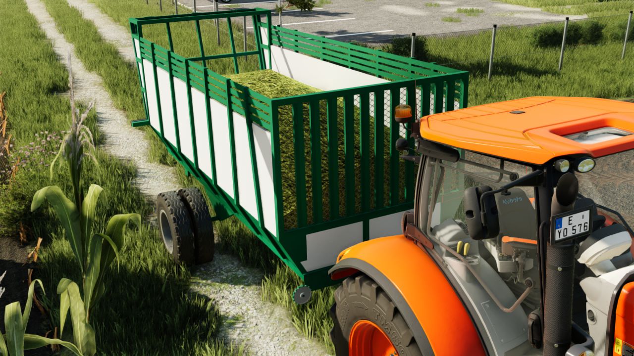 Selfmade Silage Trailer