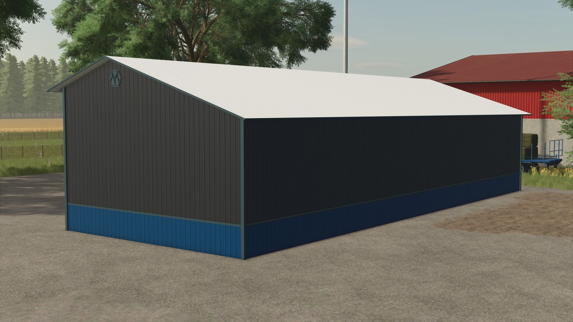 30x80 Three Sided Shed