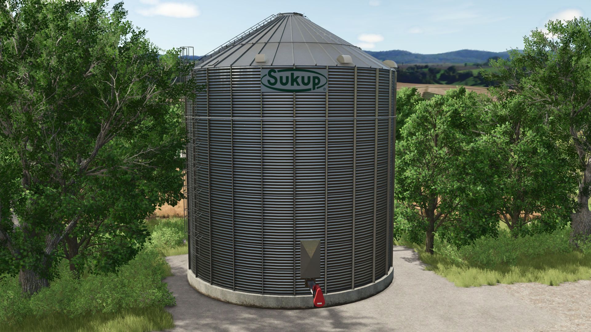 Silo de grano Sukup de 31.000 bushels FS25 - KingMods