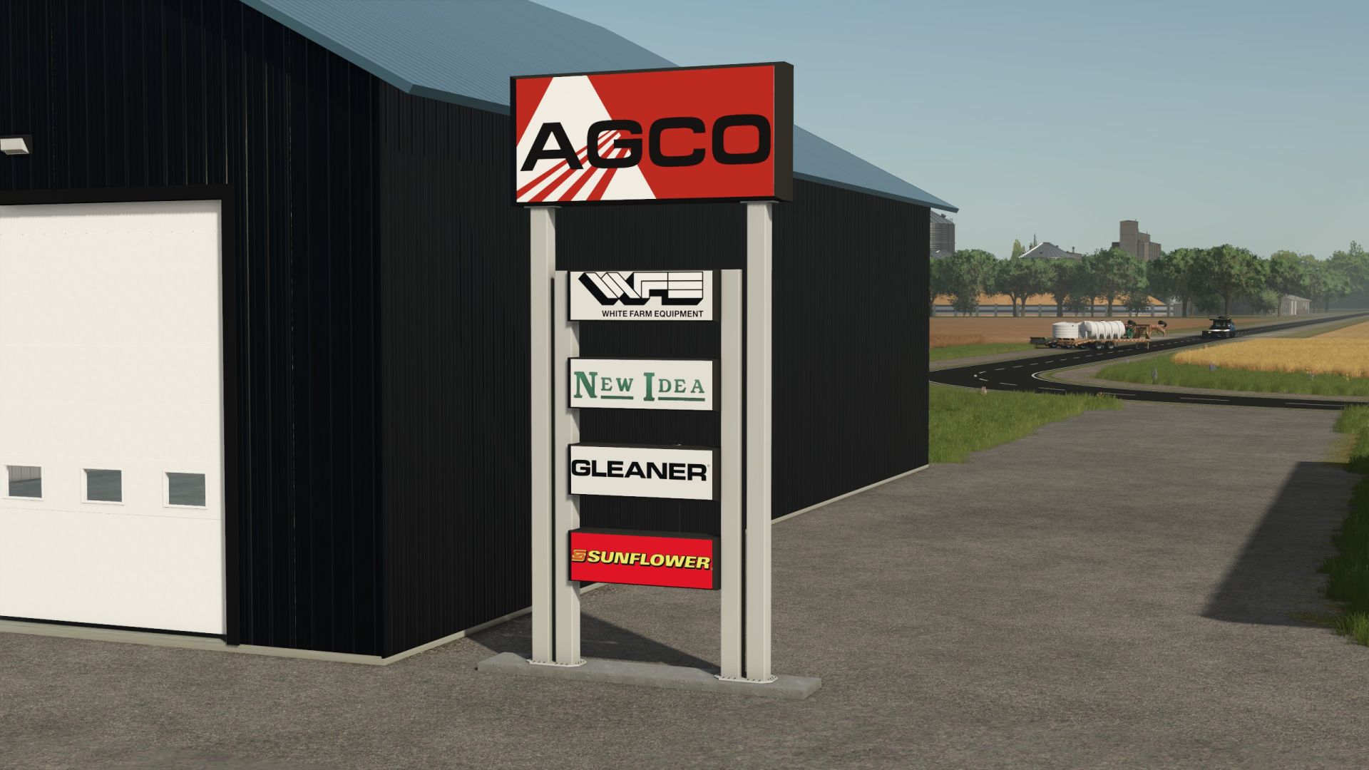 Panneau du concessionnaire AGCO