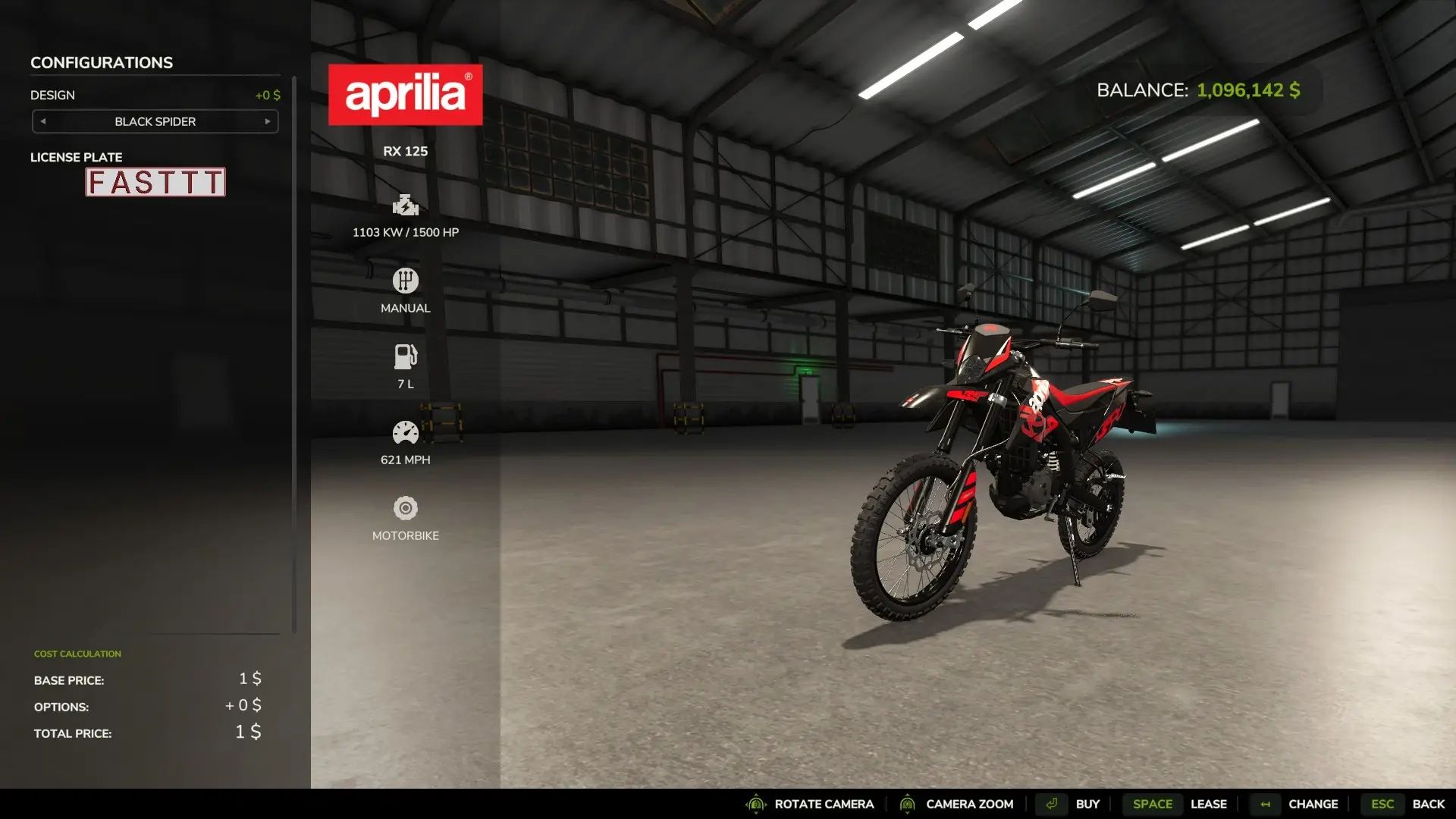 Aprilia RX125 Tuned