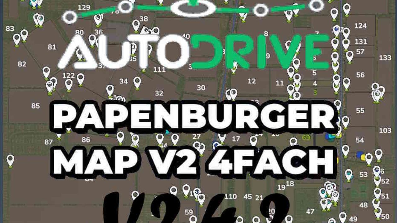 AutoDrive Papenburger Map V2.4.2, 2.3.5, 2.3.6