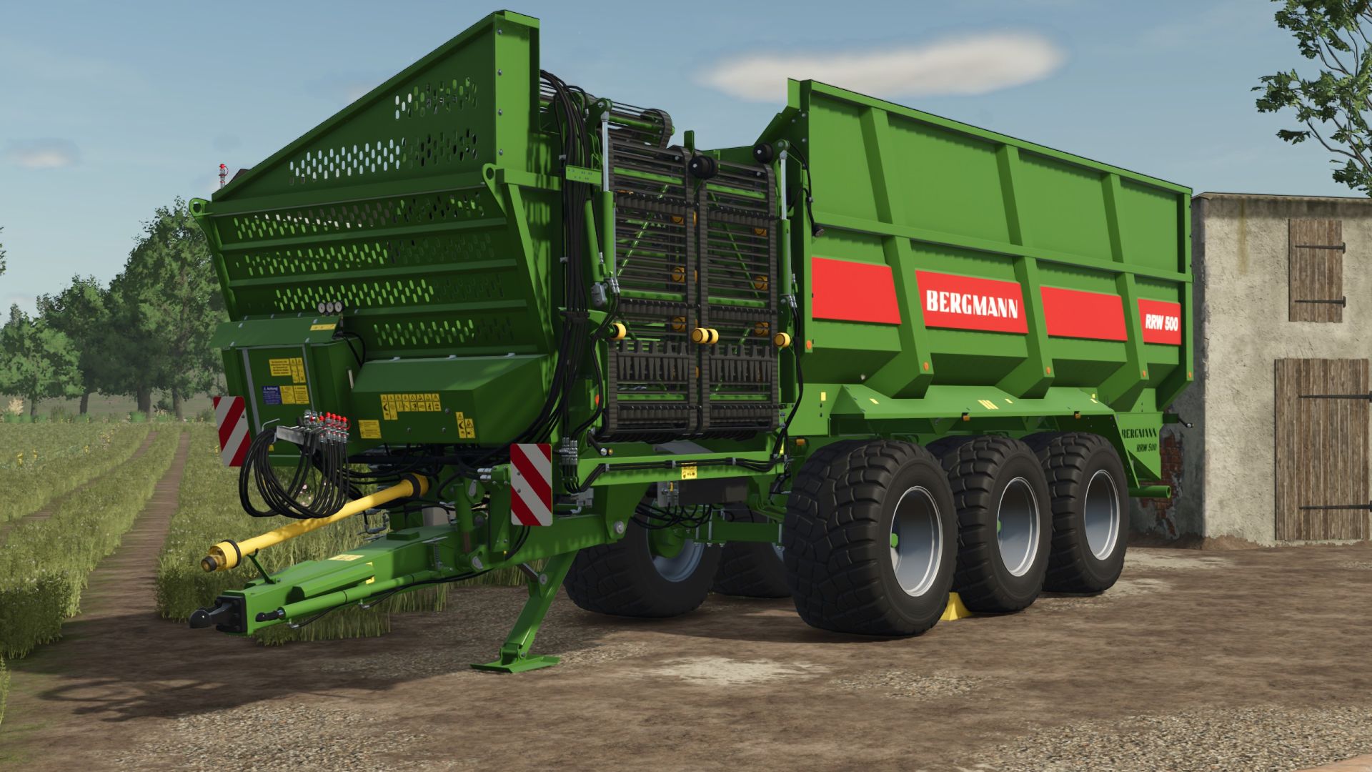 Bergmann RRW 500 Sugarbeet Cutter FS25 - KingMods