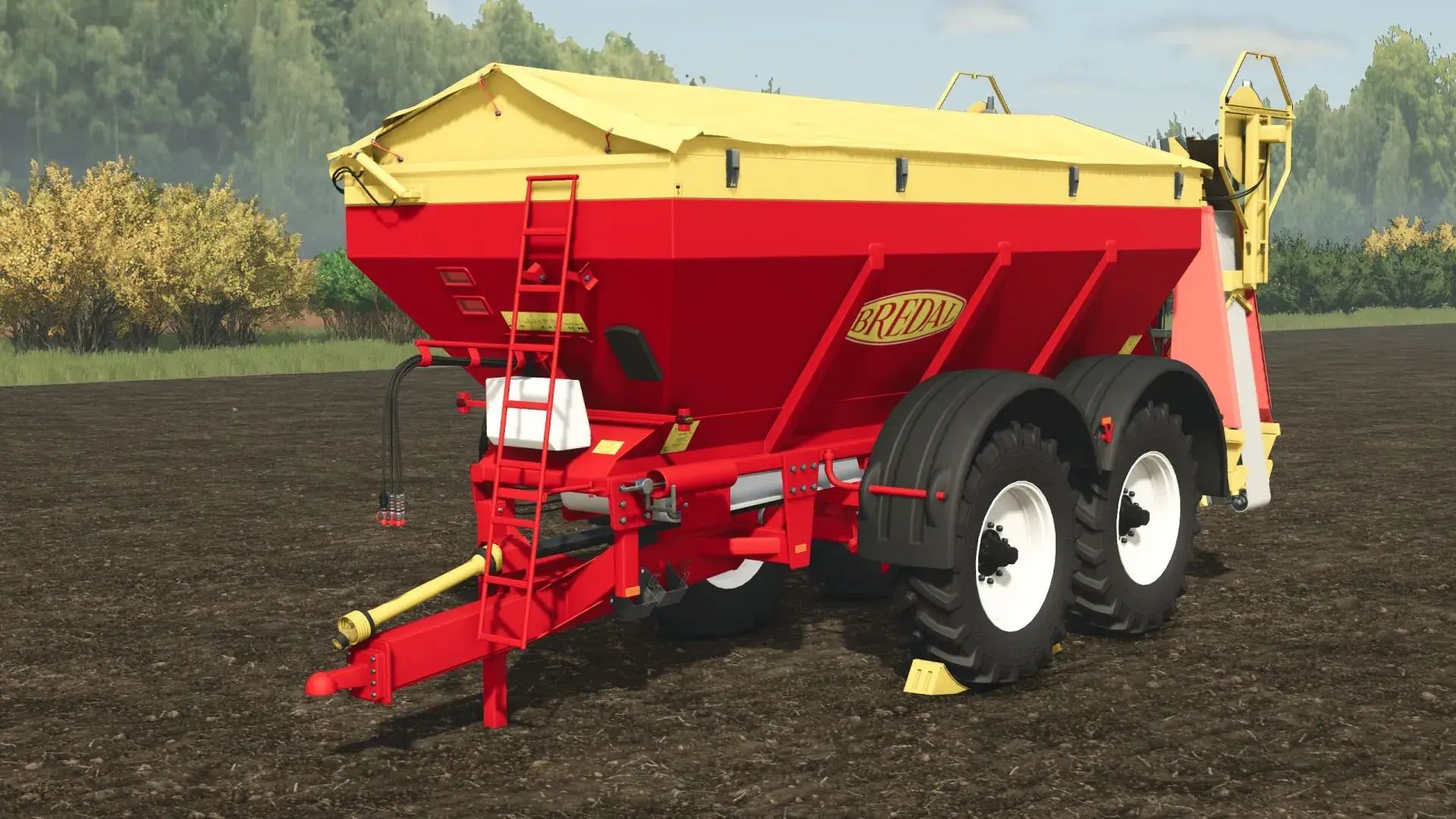 Bredal K165 fertilizer and lime spreader