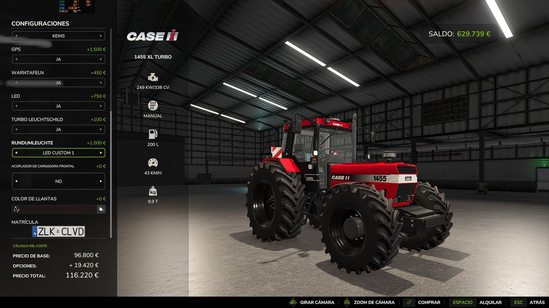 Case IH 1455 XL