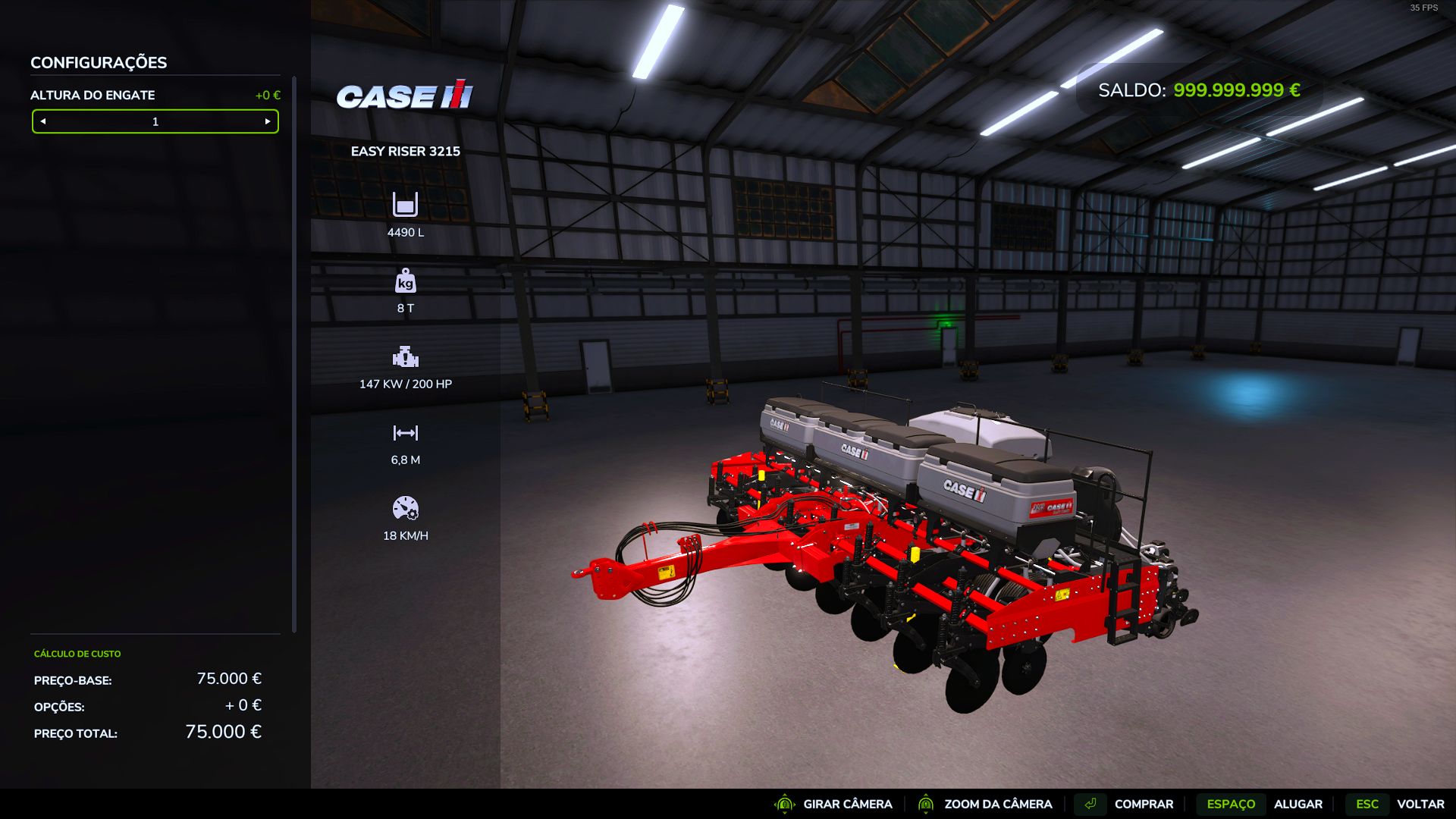 Case IH Easy Riser 3215