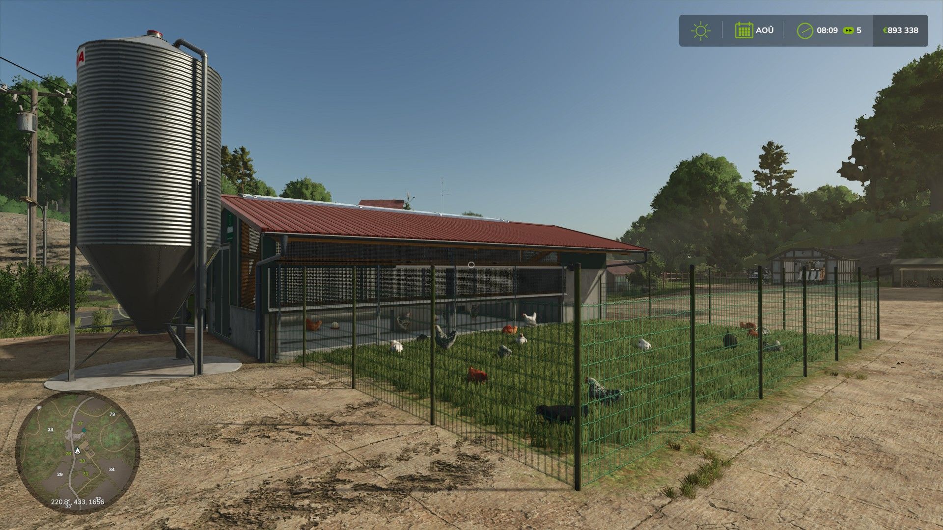 Chicken enclosure