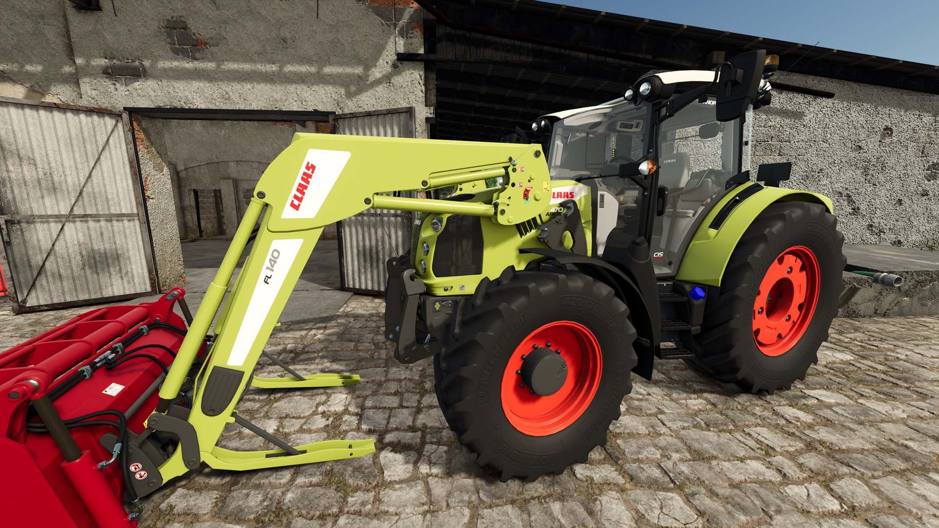 Claas Arion 470-410 & FL140 Pack