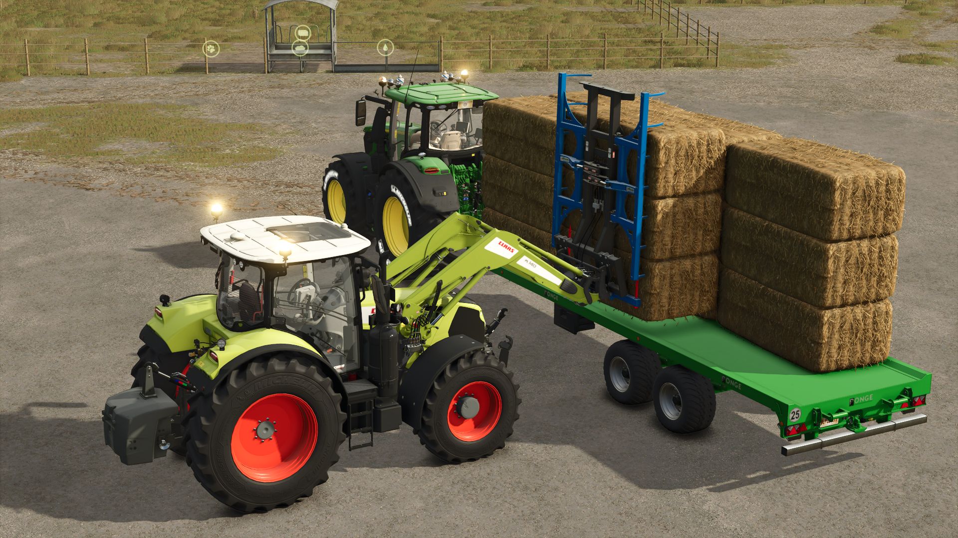 Claas Arion 600 + Claas FL 140