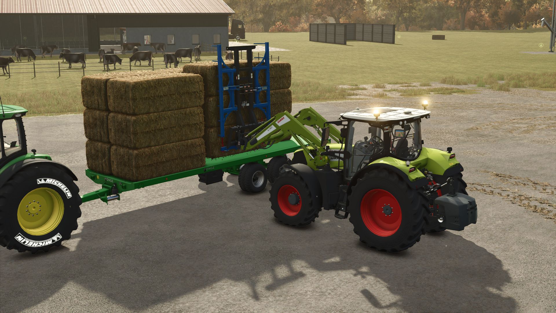 Claas Arion 600 + Claas FL 140