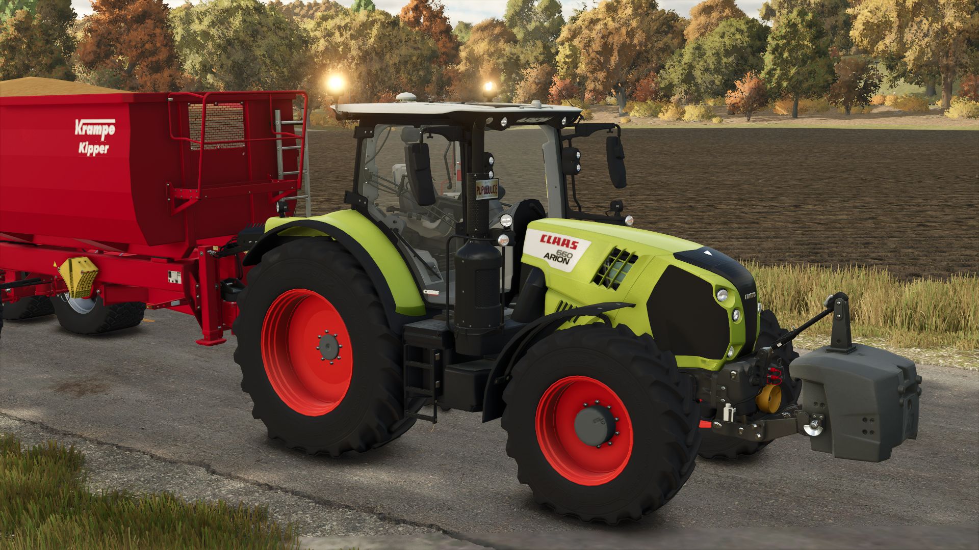 Claas Arion 600 + Claas FL 140