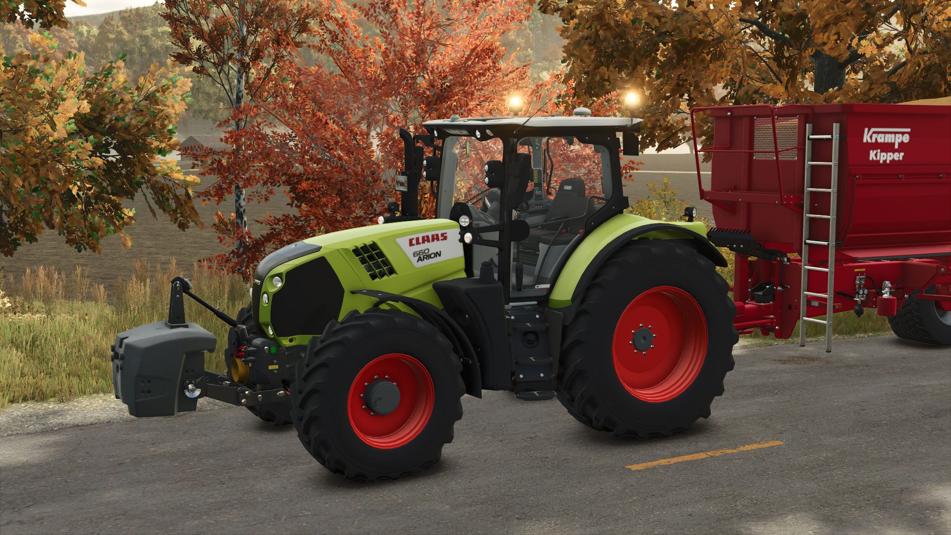 Claas Arion 600 + Claas FL 140