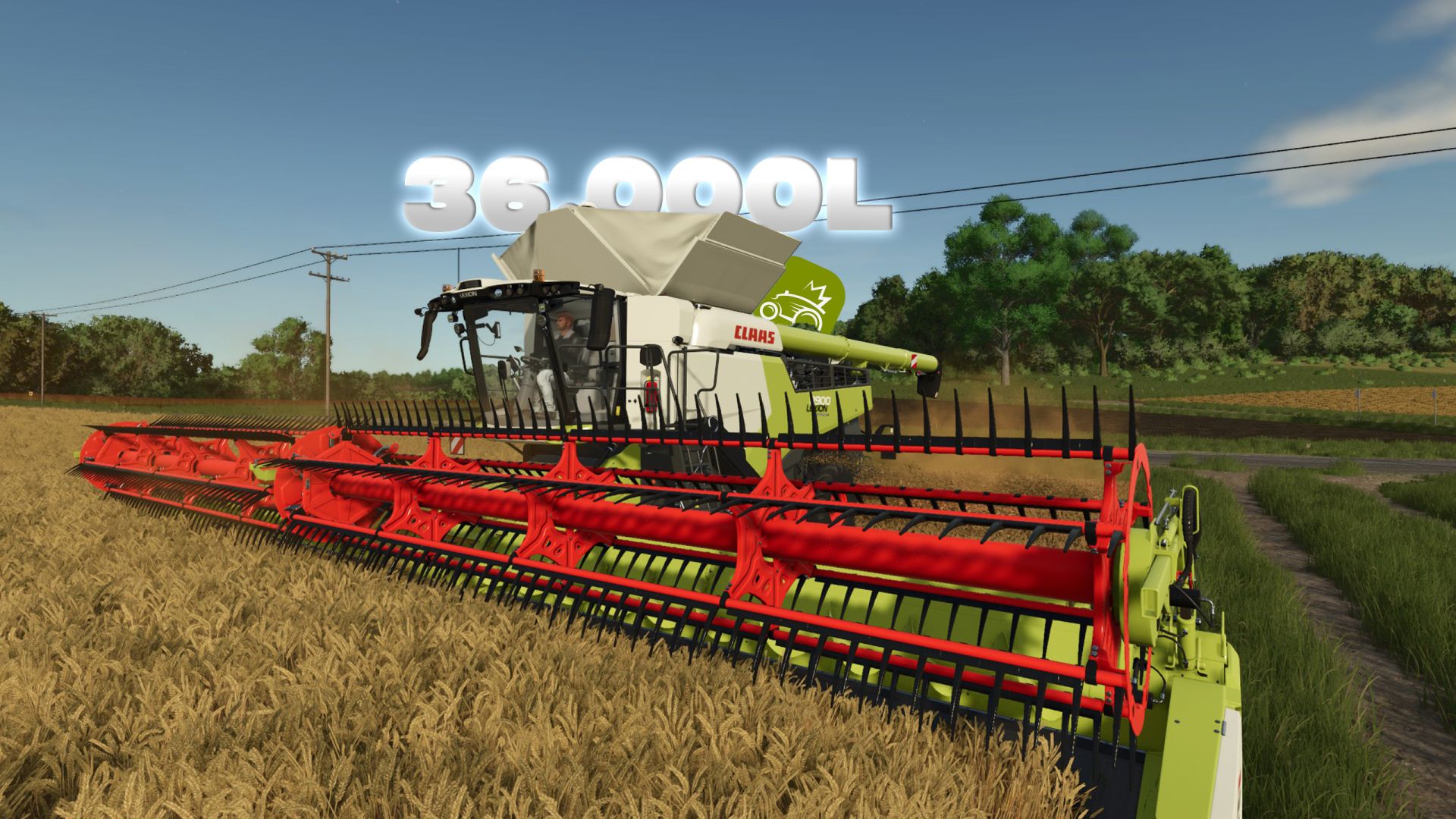 Yapılandırılabilir tanklı Claas Lexion 8800/8900 FS25 - KingMods