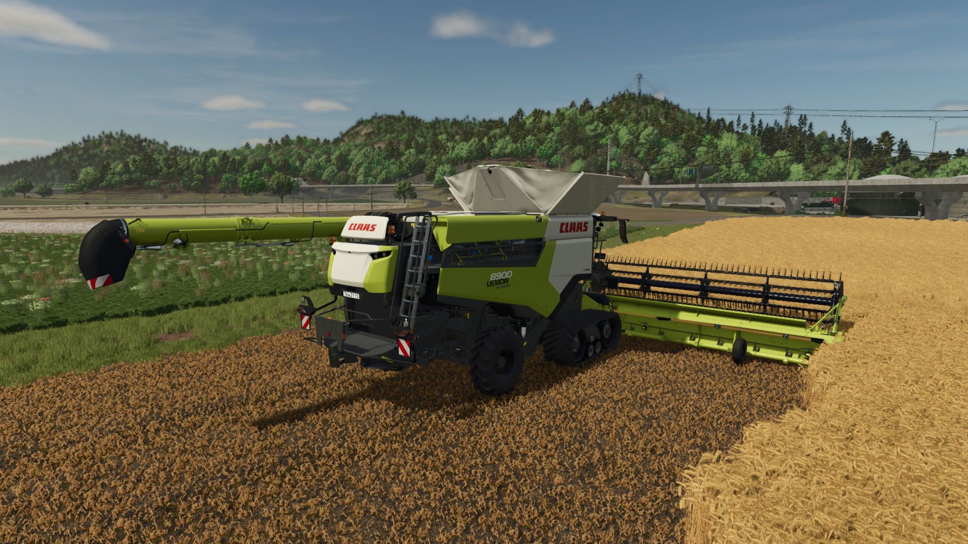 CLAAS Lexion 8900 en maaibalk