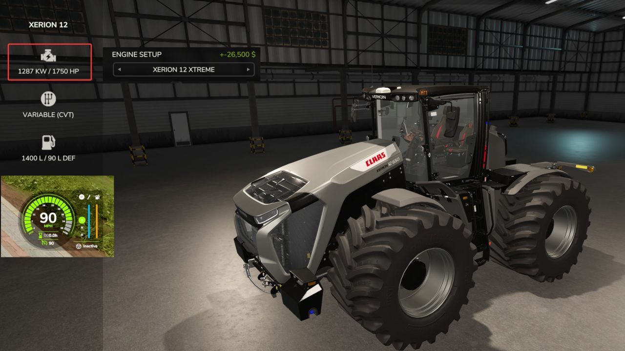 Claas Xerion 12 Edit