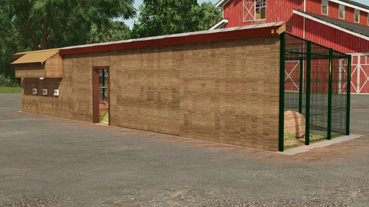 Deluxe chicken coop