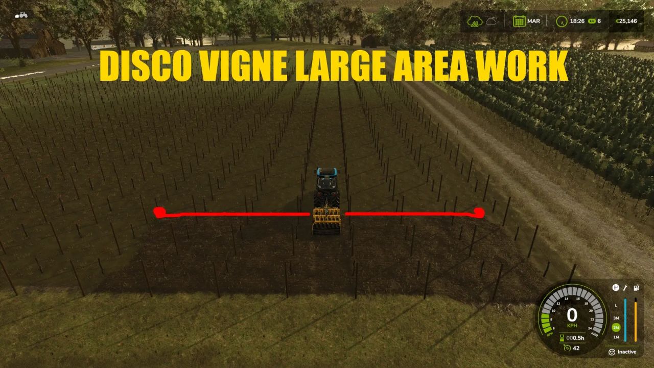 Disc-o-Vigne (Large working width)