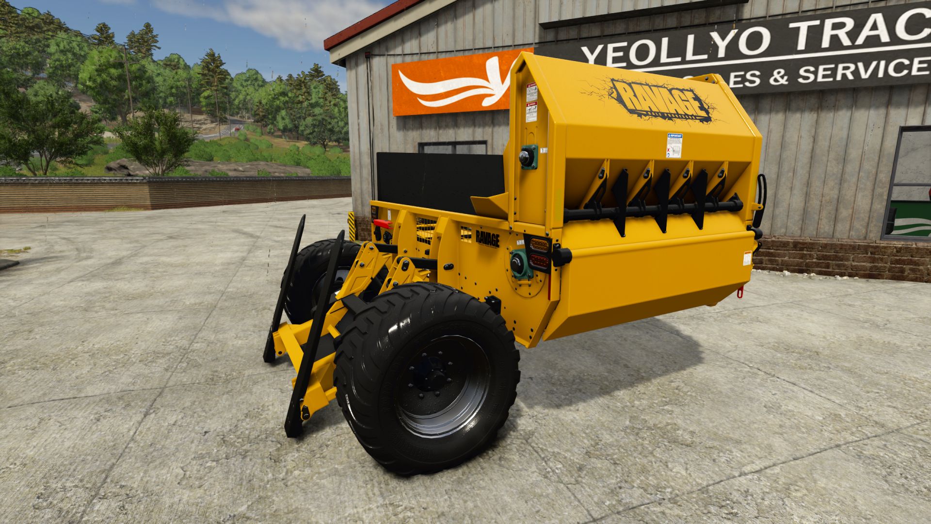 Elmer's Ravage straw blower FS25 - KingMods