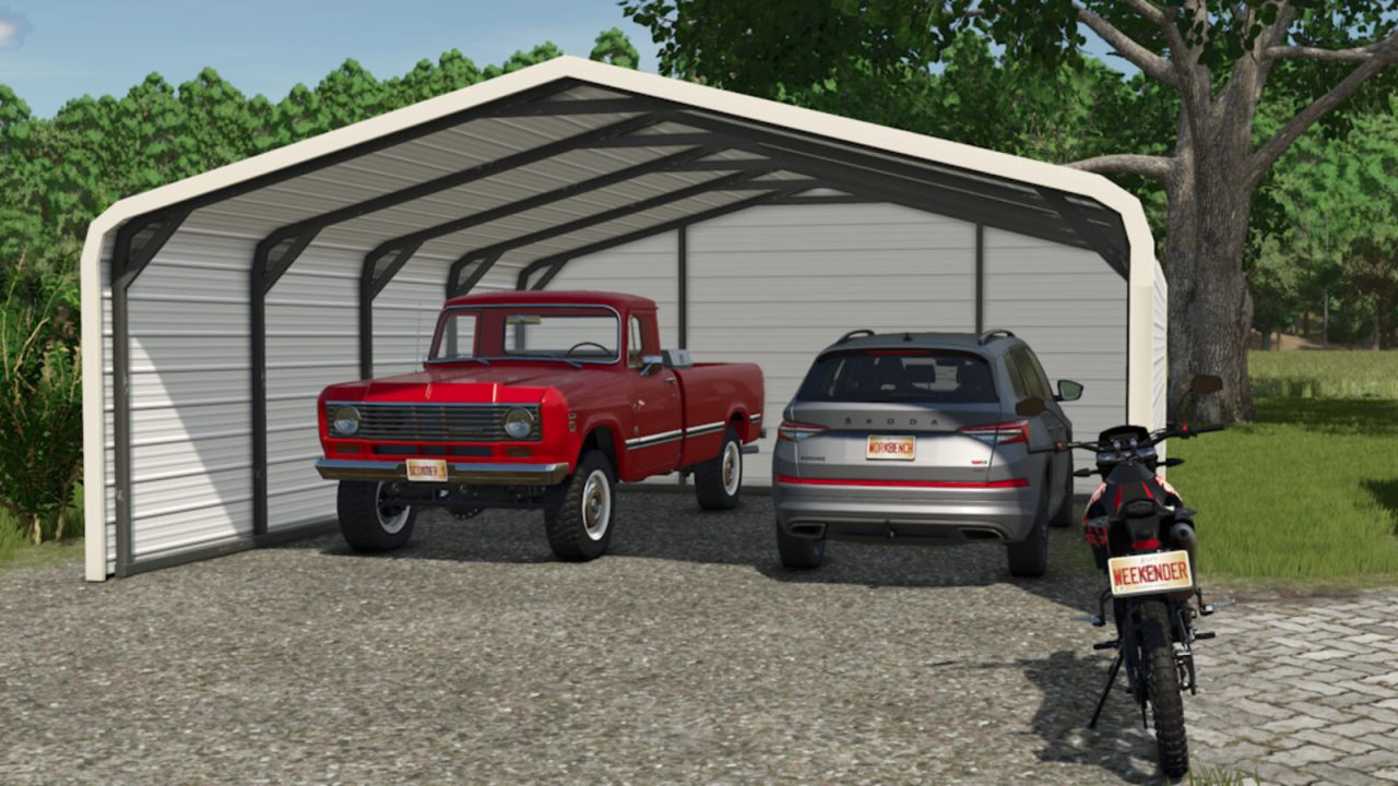 Enclosed Carport