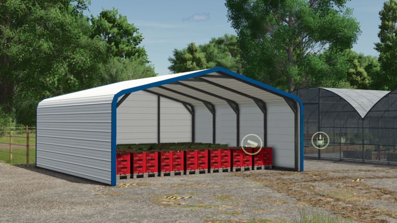 Enclosed Carport