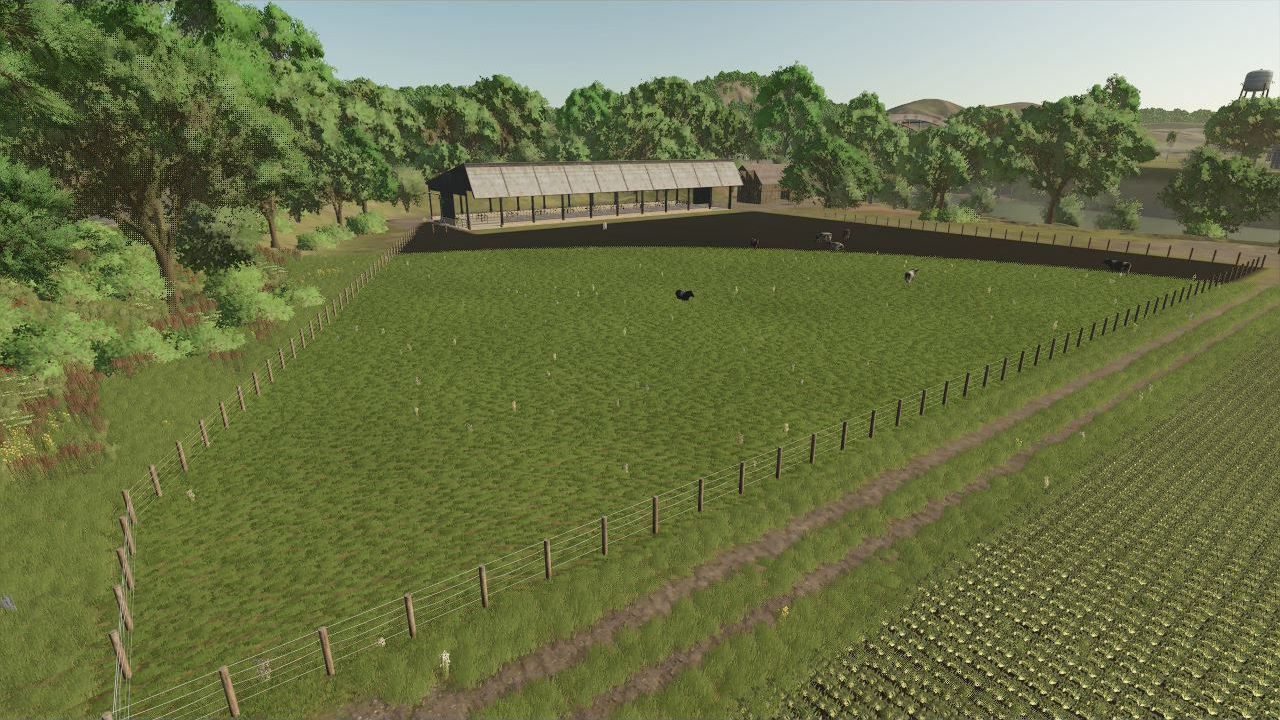 Enclosure for 150 dairy cows