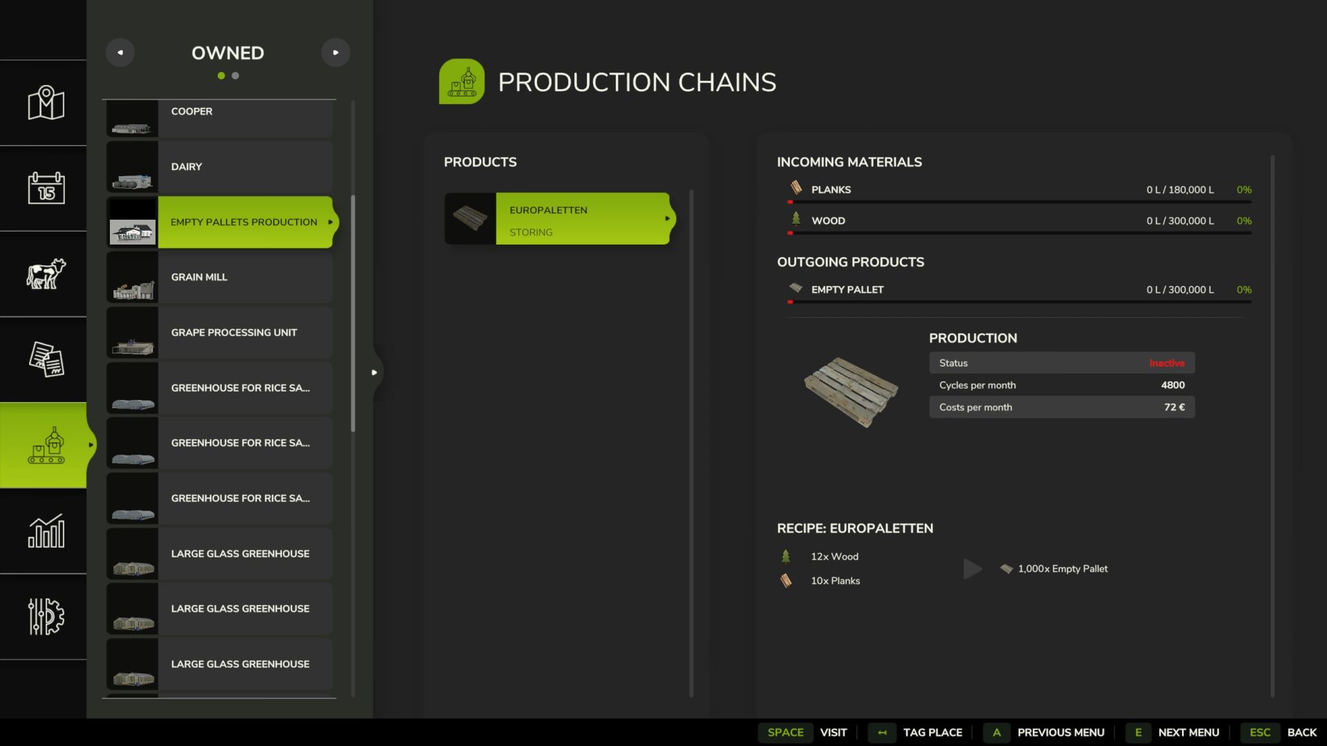 Europaletten Produktion