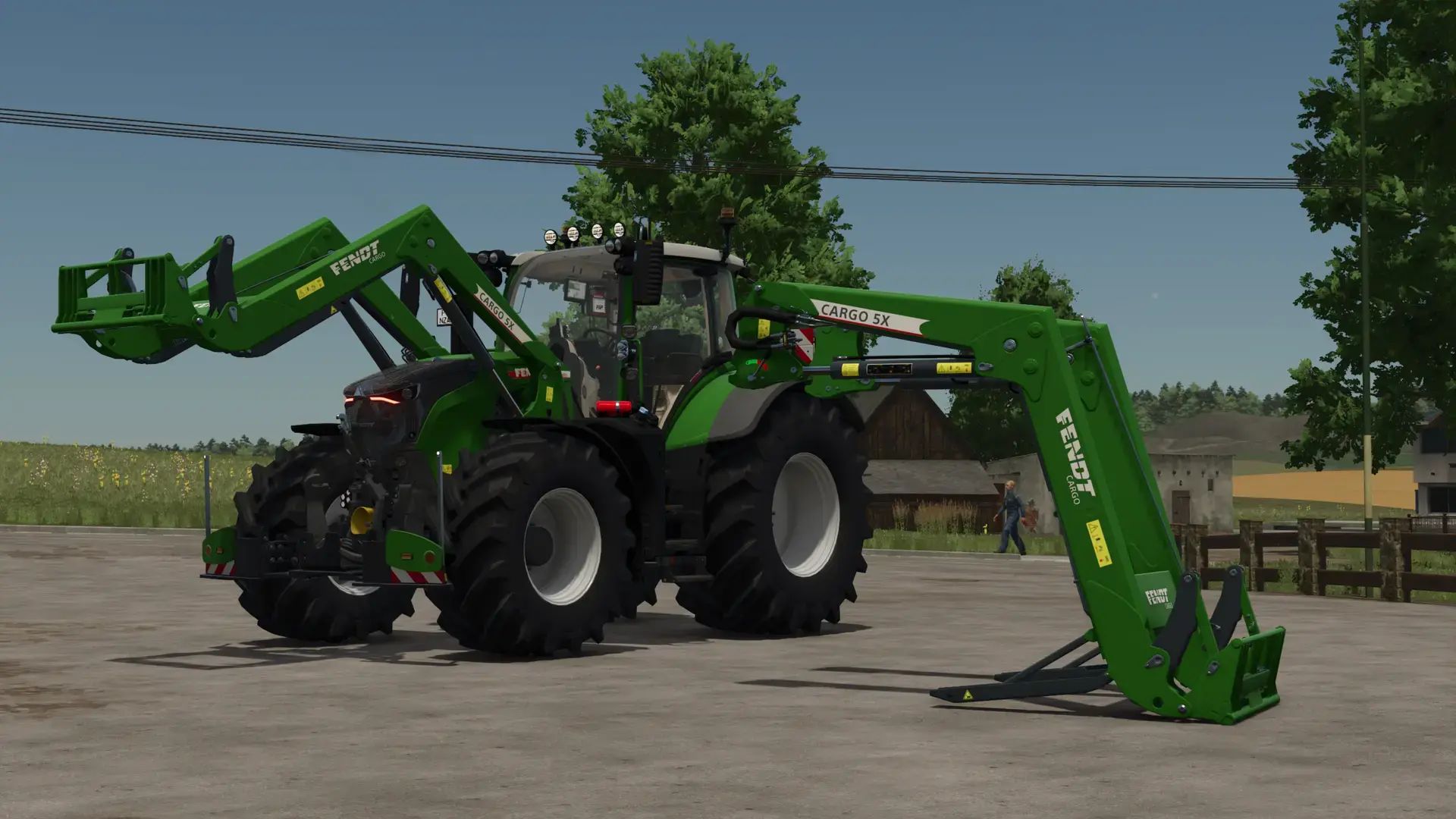 Fendt 700 avec Agribumper