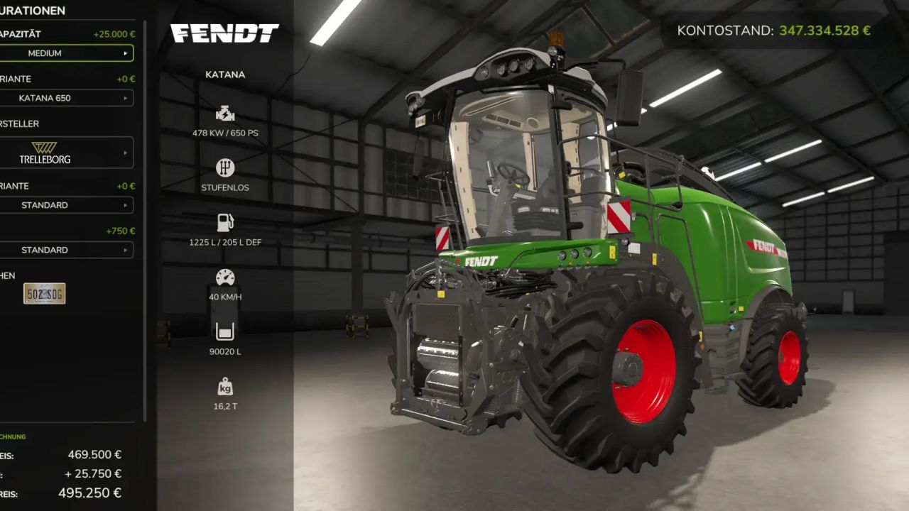 Fendt Katana com funil