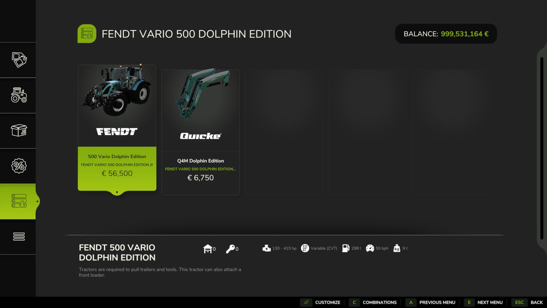 Fendt Vario 500 Dolphin Edition