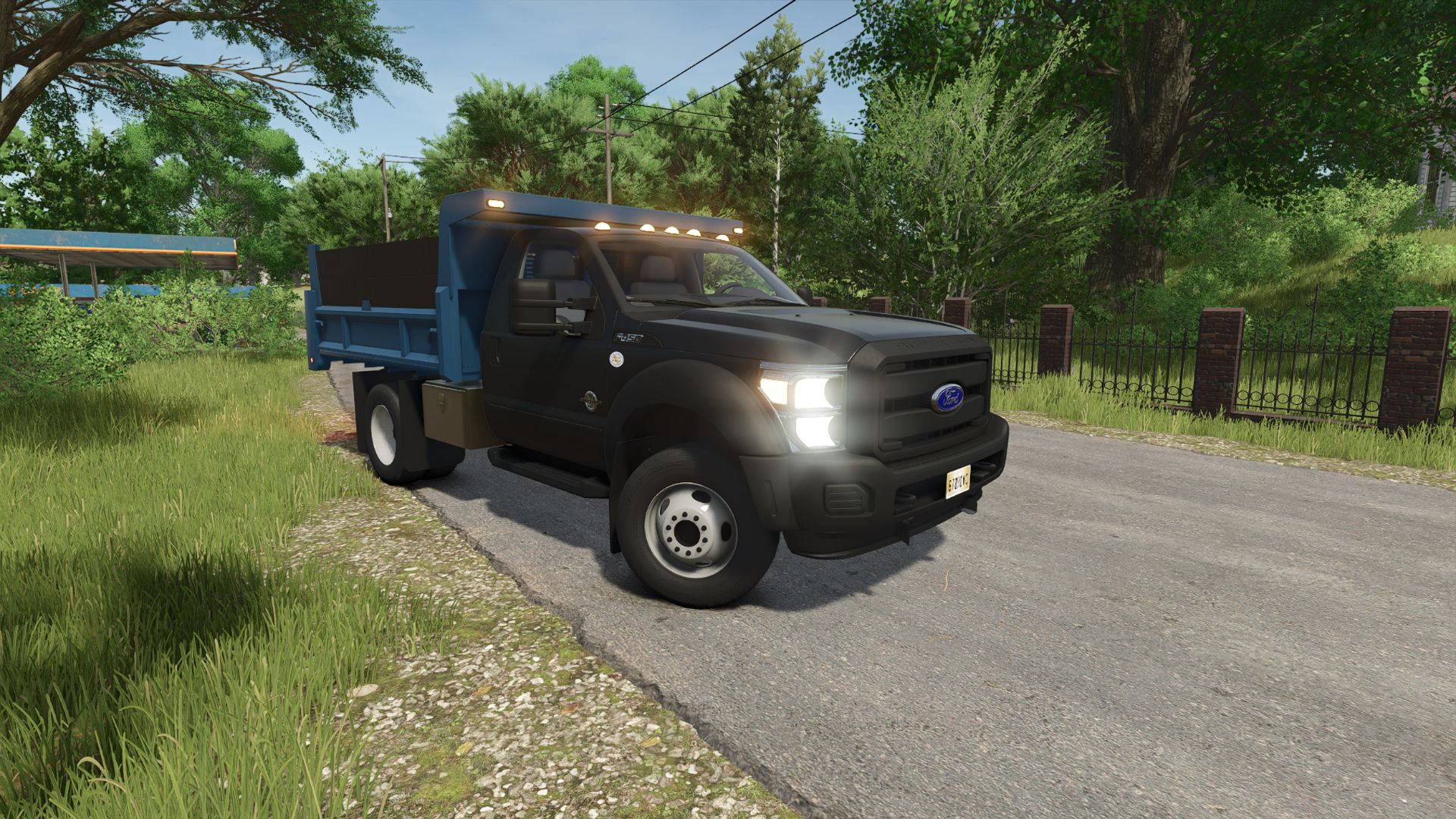 Camion-benne Ford F550