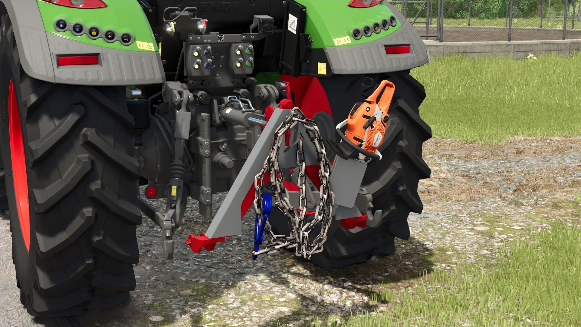 Forestry tractor triangle