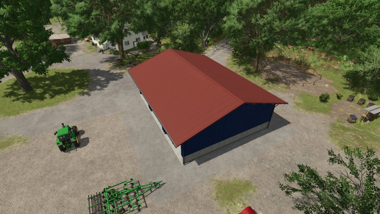 Garage With Vehicle Workshop