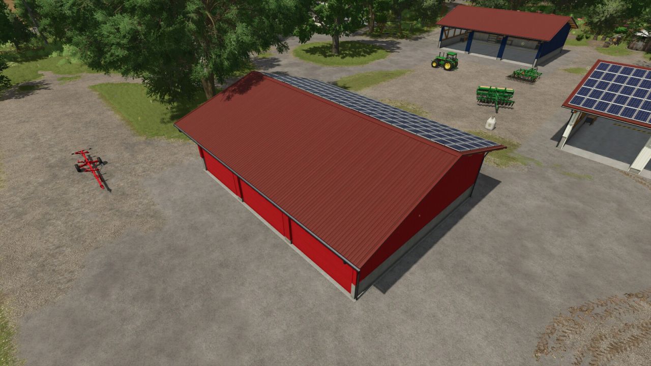 Garage With Vehicle Workshop