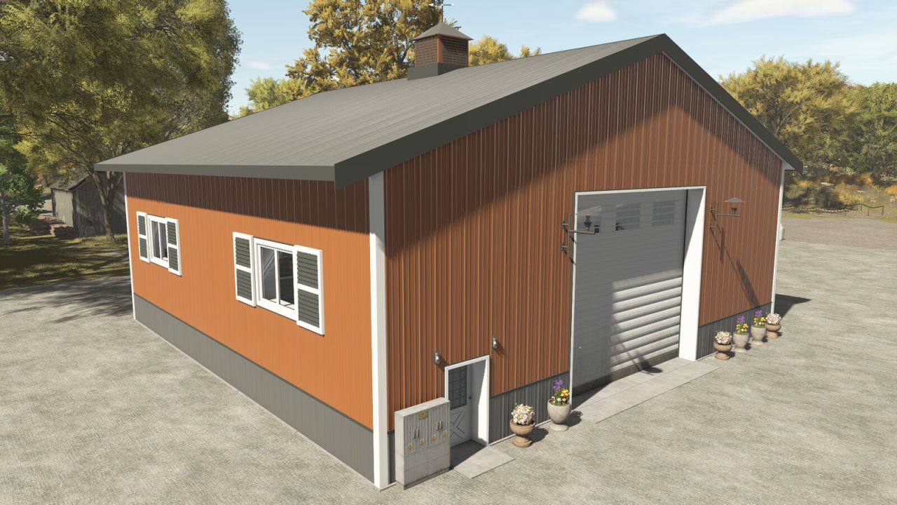 Garage With Workshop