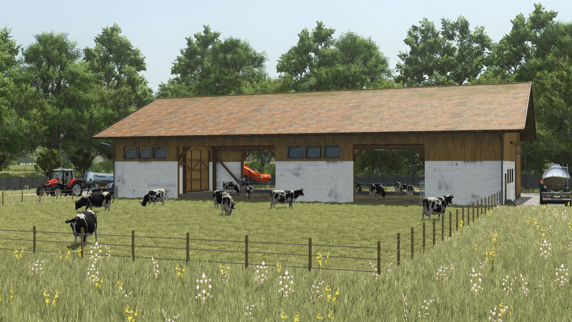 German Cow Barn