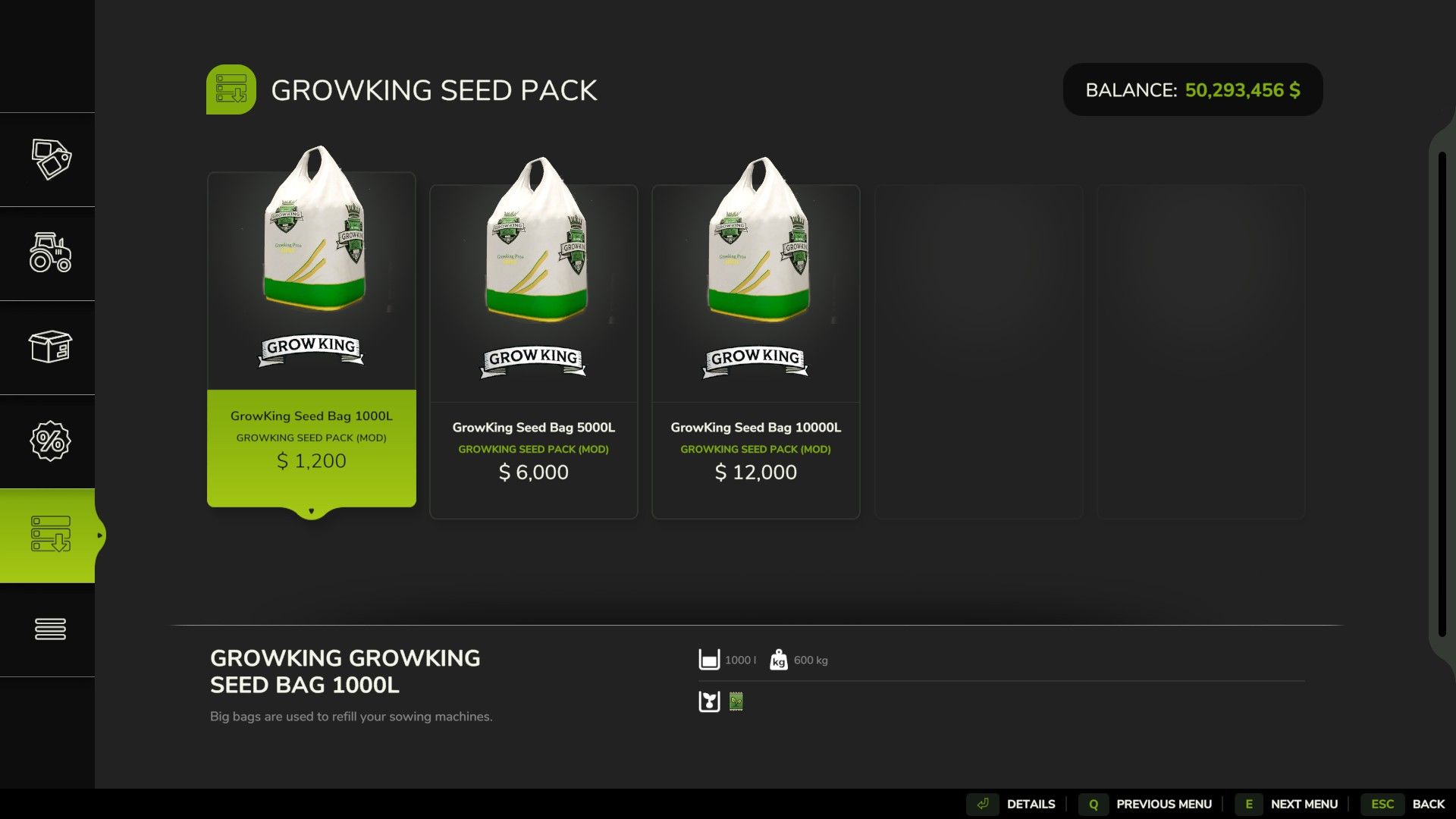 Pack de semences "Growking"