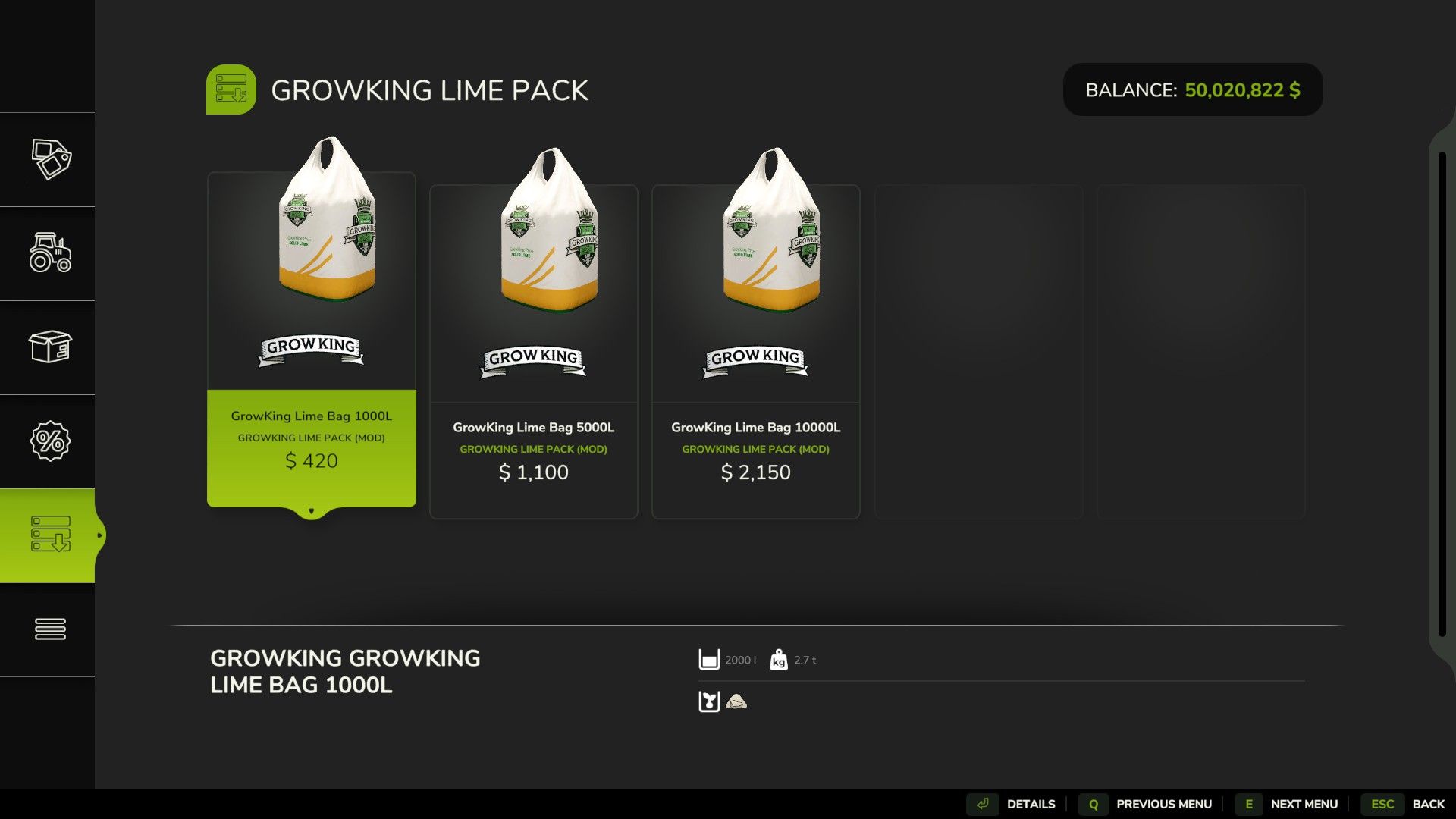 "GrowKing" Solid Lime Pack