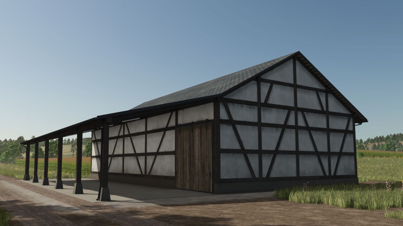 Half-Timbered Barn