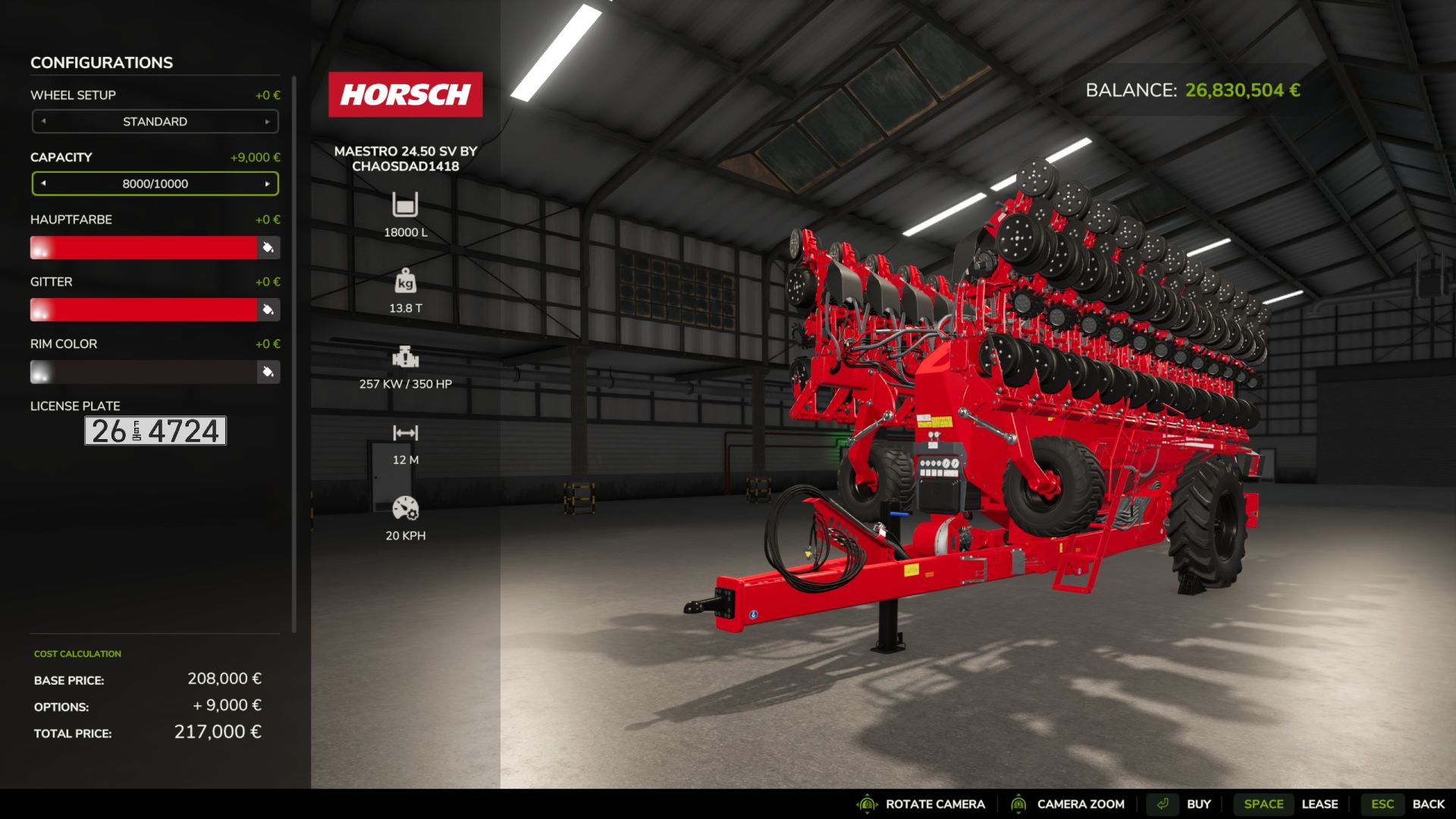 Horsch Maestro 2450SV Multicolor,Direktsaat und mehr