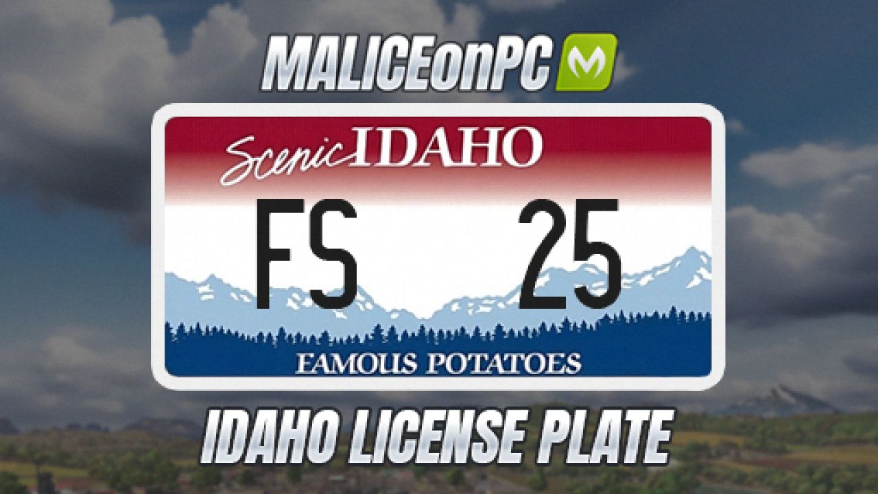 Idaho-Nummernschild