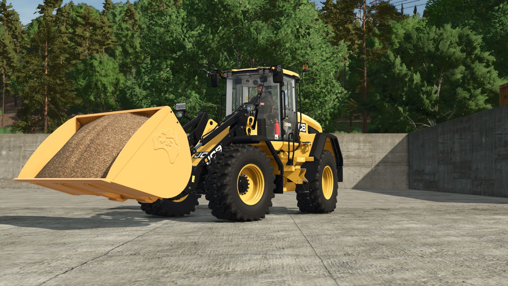 JCB wheel loader (550 hp/8,000L)