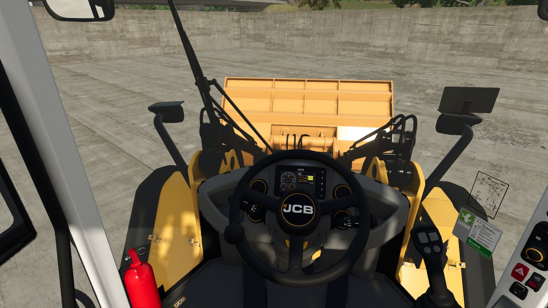 JCB wheel loader (550 hp/8,000L)