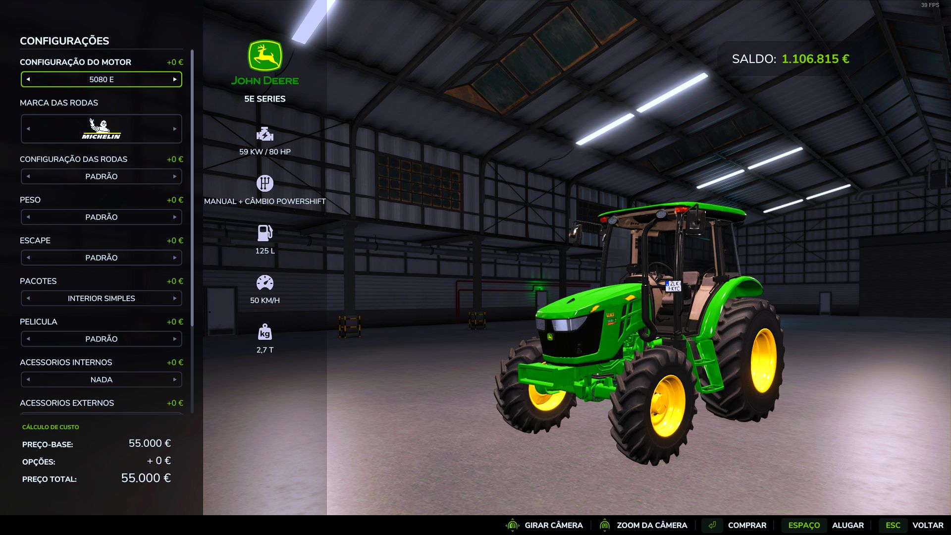 John Deere 5080E