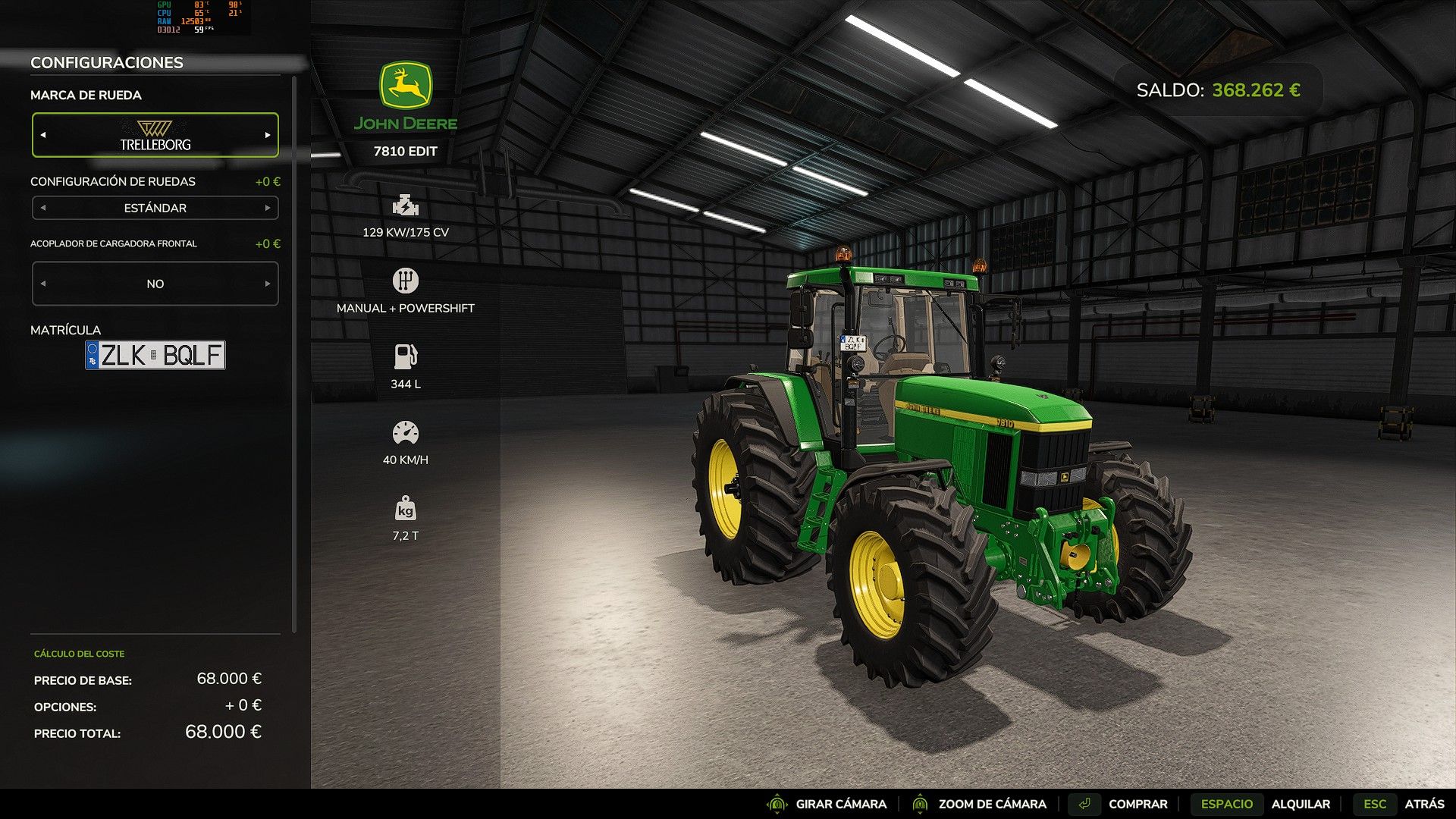 John Deere 7810