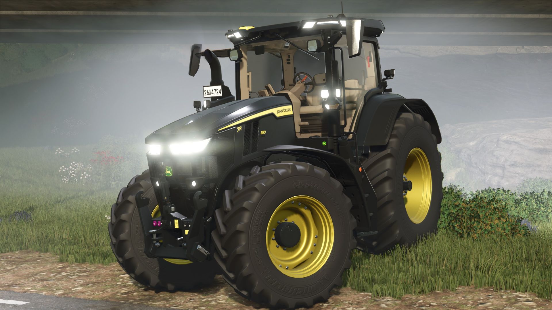 John Deere 7R Series Black